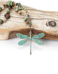 Rustic Creek Dragonfly Necklace