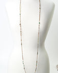 Rustic Creek Long Collage Necklace