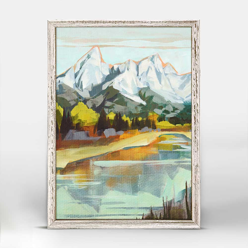 Road Trip Teton Mini Canvas