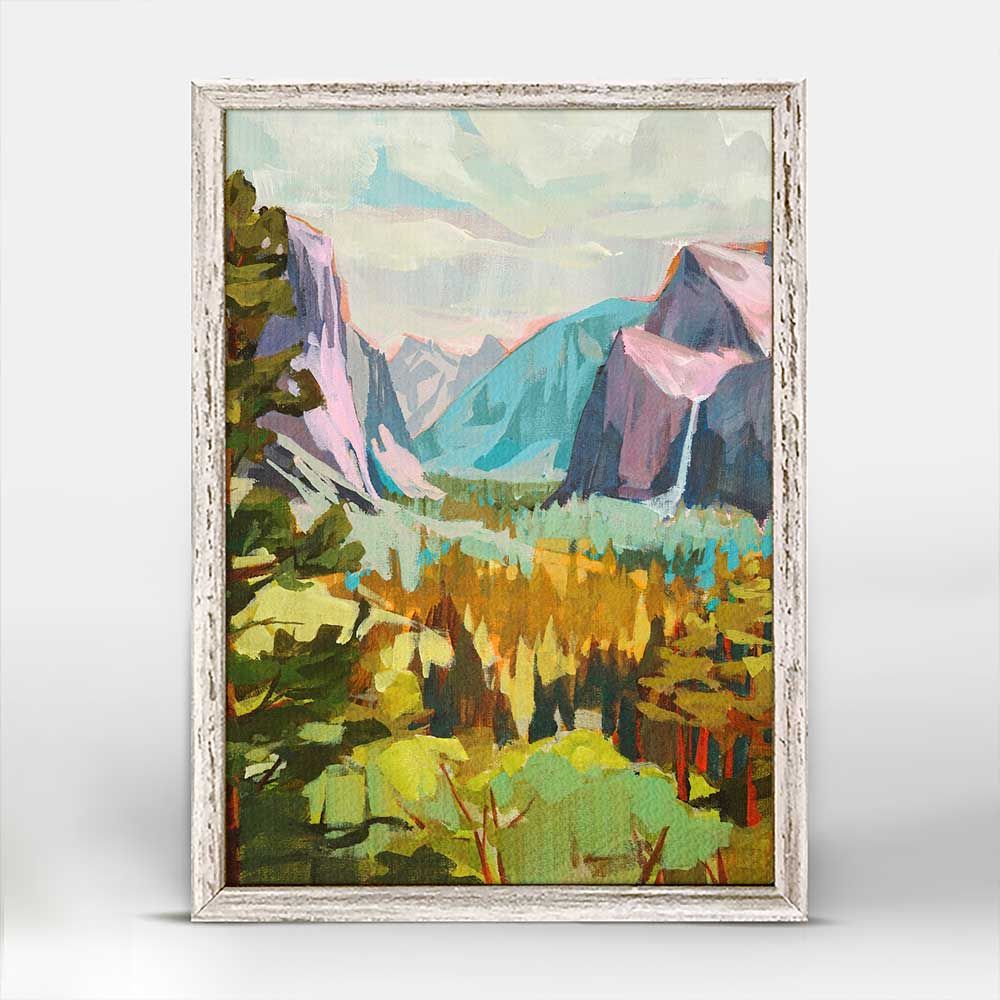 Road Trip Yosemite Mini Canvas
