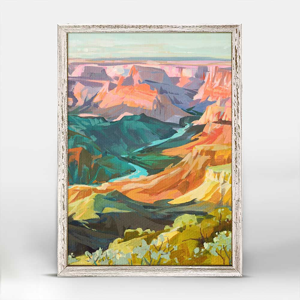 Road Trip Grand Canyon Mini Canvas