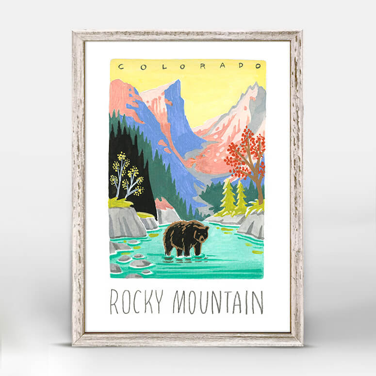 Rocky Mountain National Park Mini Canvas