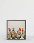 Roosters Mini Canvas