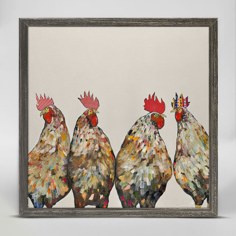 Roosters Mini Canvas
