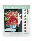 Roses in Vase Paint-by-Number Kit
