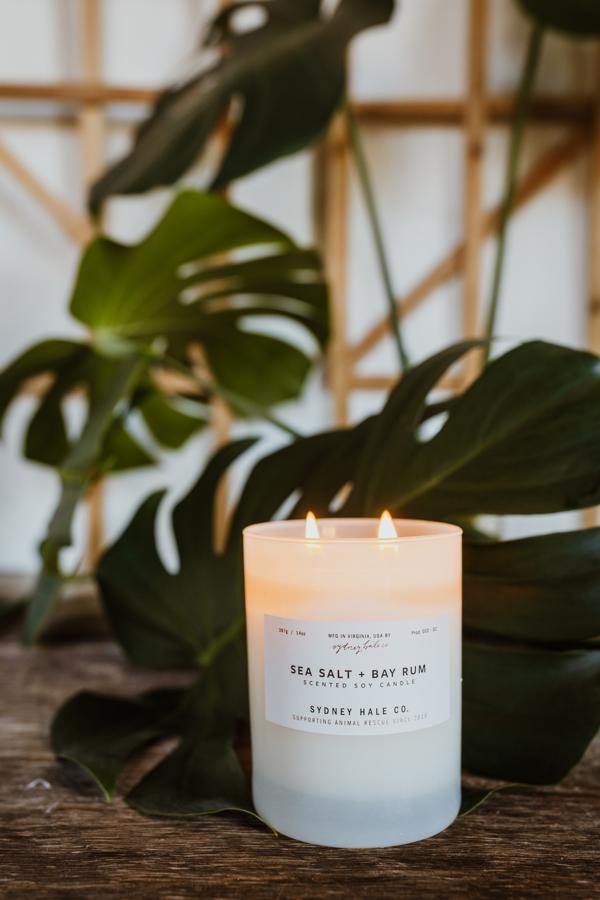 Sea Salt + Bay Rum Candle