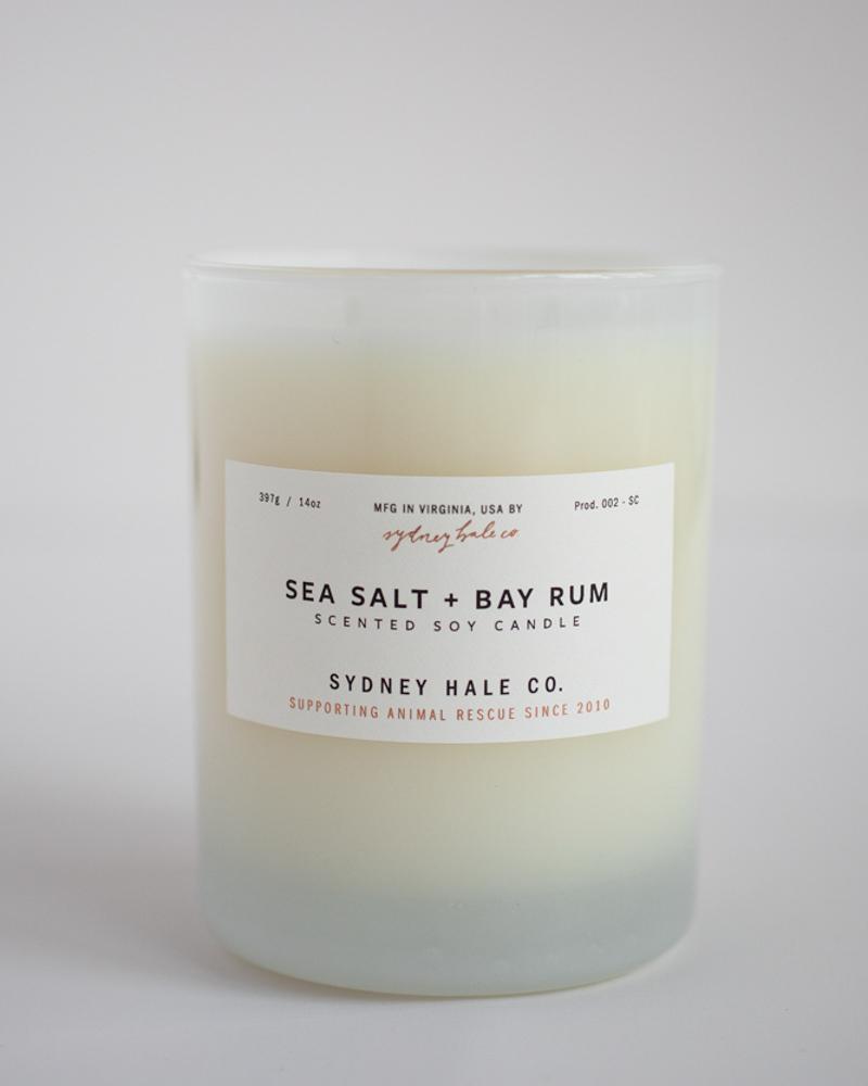 Sea Salt + Bay Rum Candle