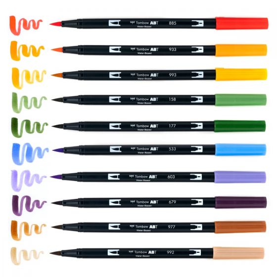 Dual Brush Pen Set - Secondary