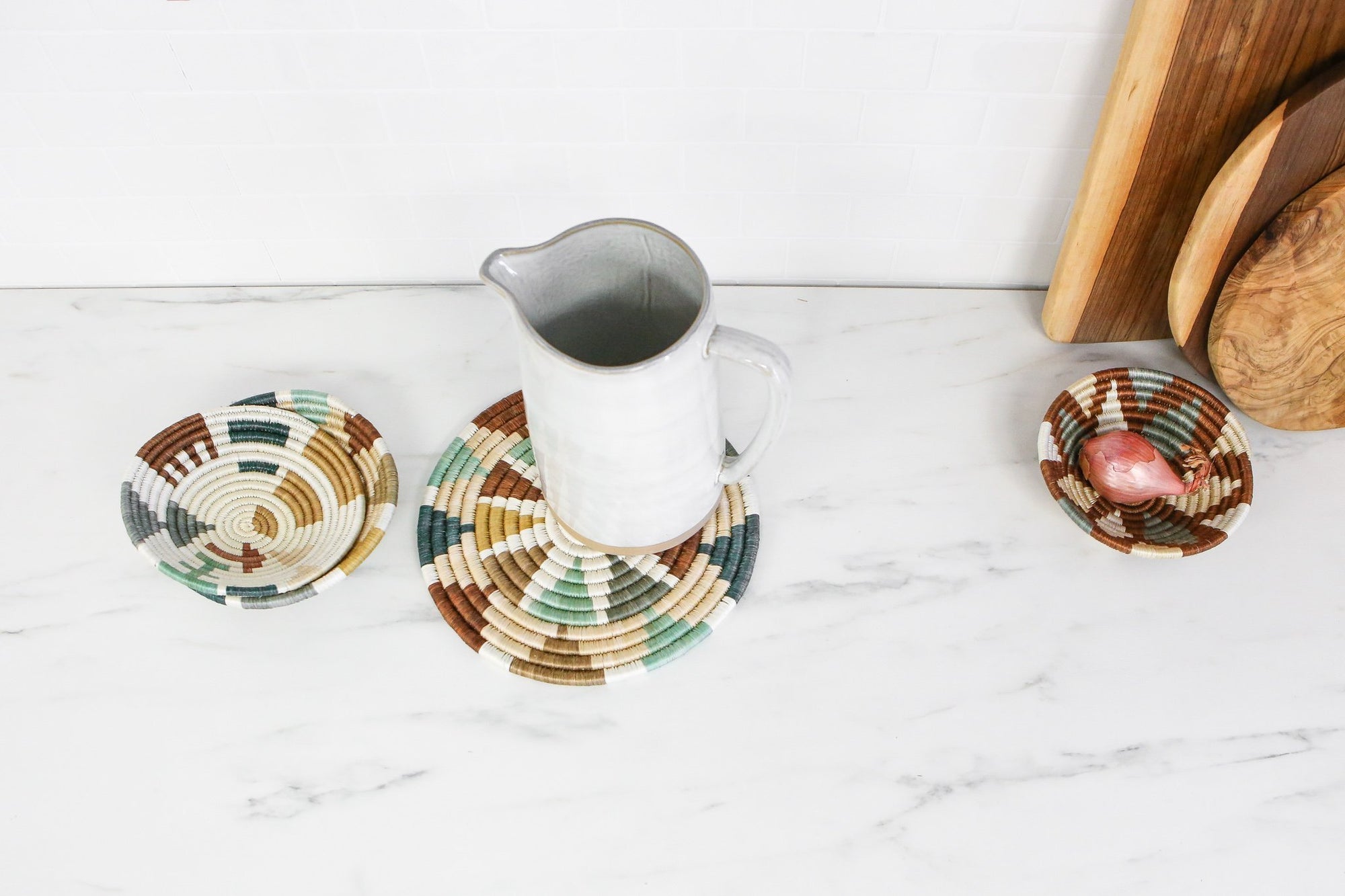 Shades of Sand 6&quot; Mtoto Basket