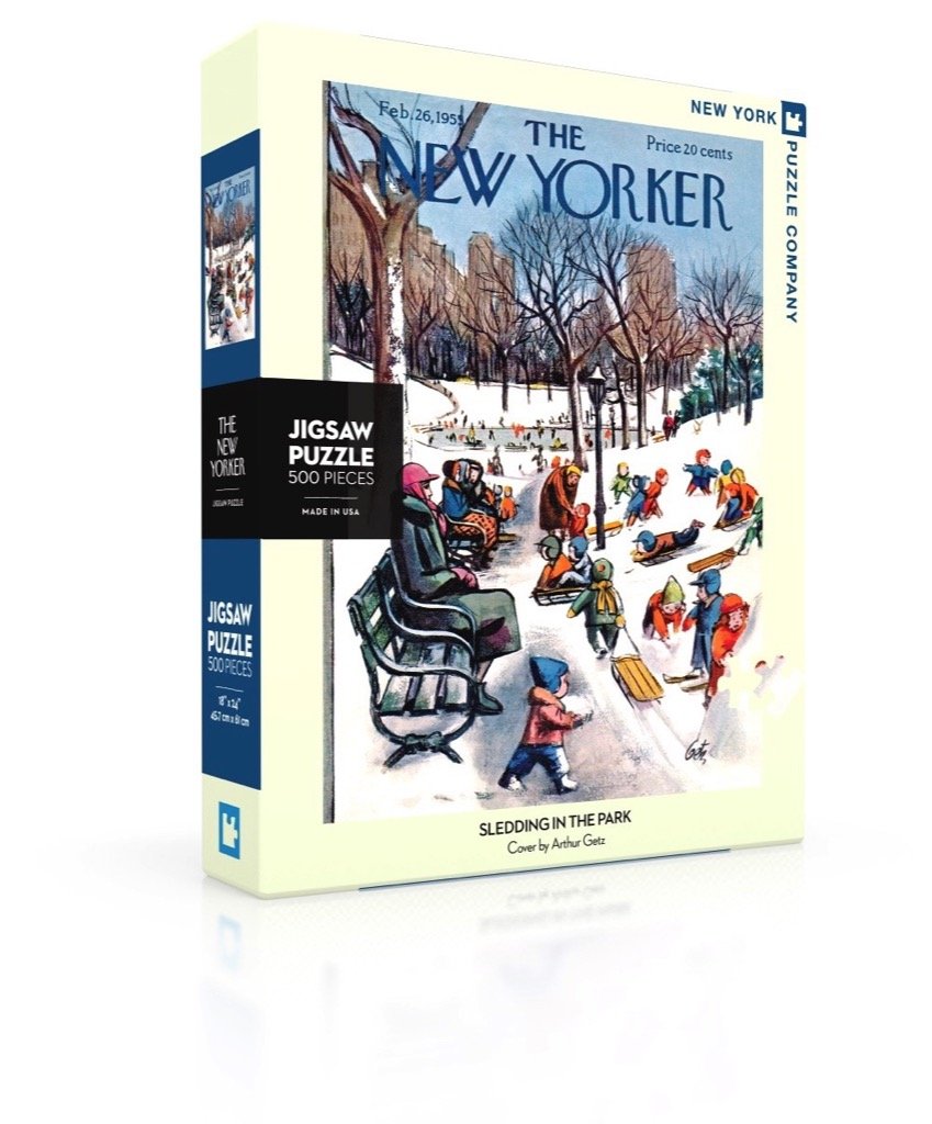 Sledding in the Park Puzzle