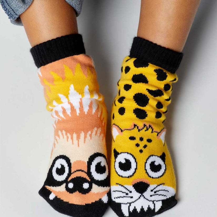 Sloth &amp; Cheetah Socks