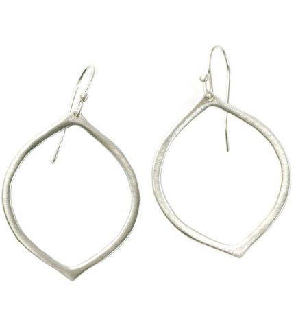 Small Open Petal Earrings