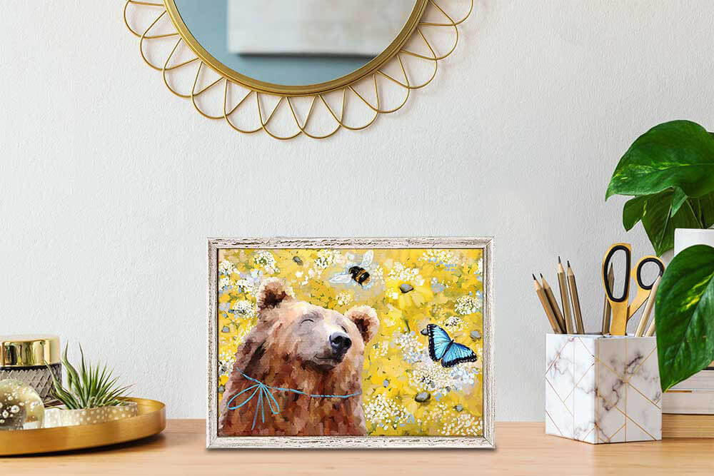 Spring Bear Mini Canvas