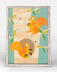 Squirrels in the Woods Mini Canvas