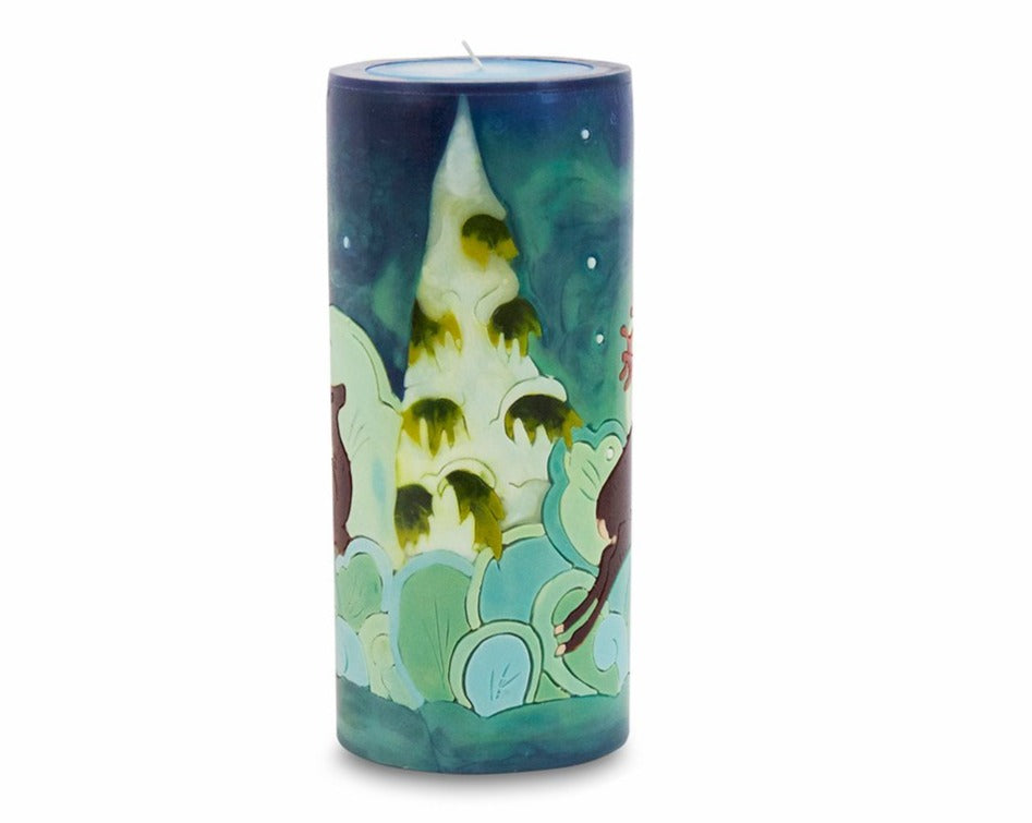 Deer Illuminated Candle