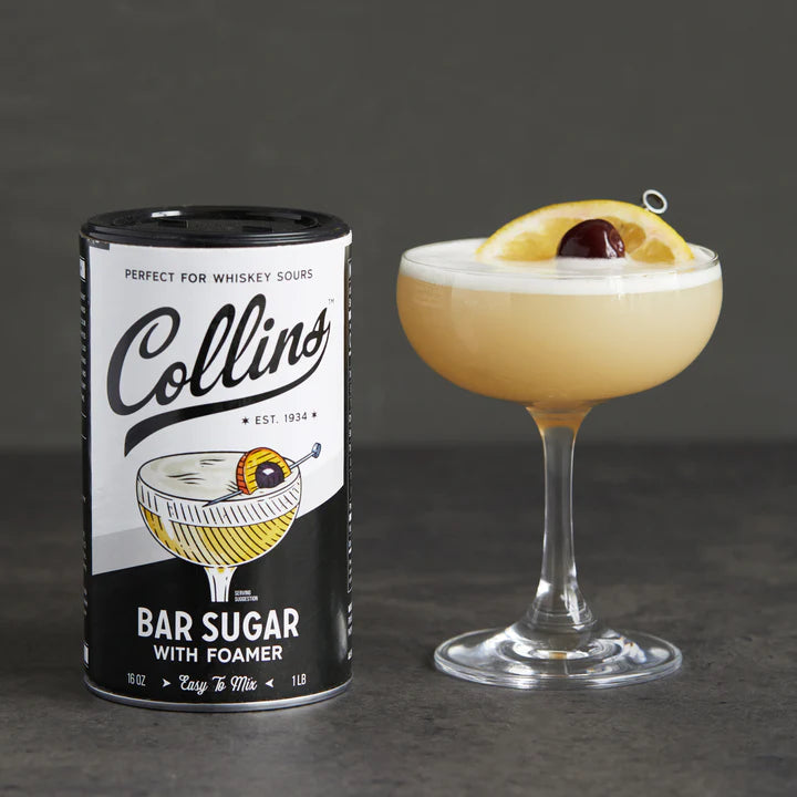Collins Bar Sugar with Foamer Red Orchard