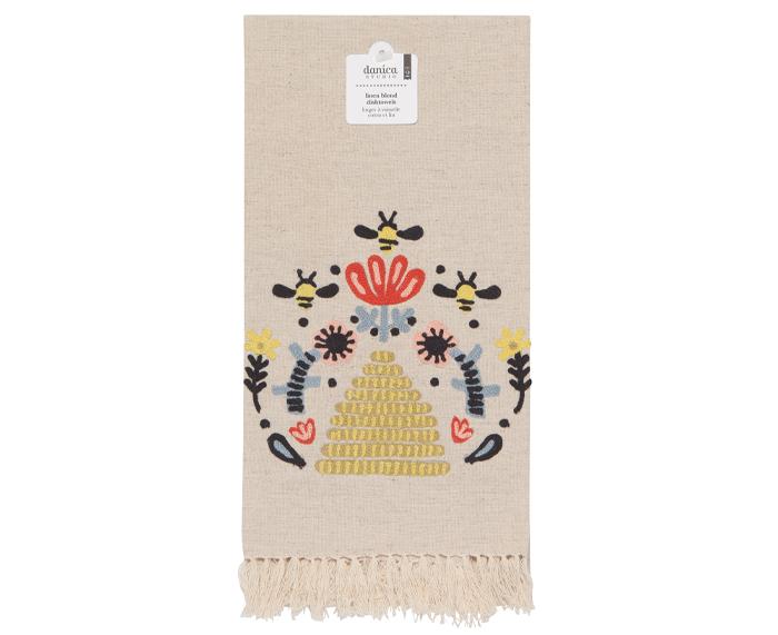 Bee Skep Tea Towel
