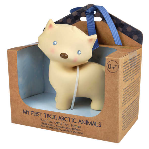 Arctic Fox Teether, Rattle, &amp; Bath Toy
