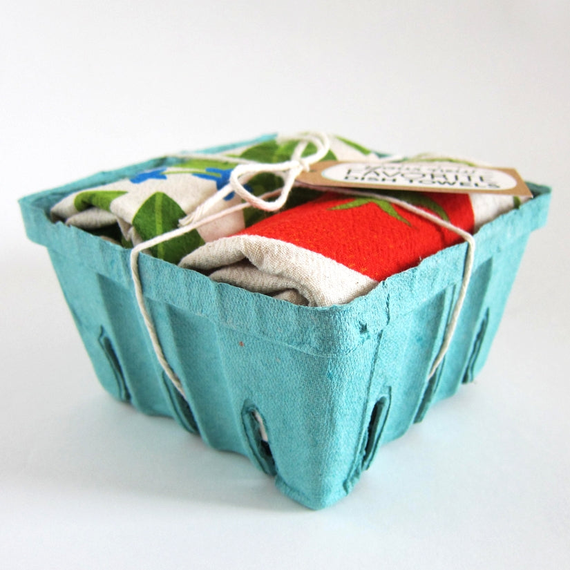 Tomato + Basil Dish Towel Set