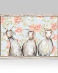 Trio of Goats Mini Canvas