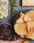 Serrano Cheddar Wine Chips