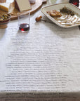 Wine List Linen Table Runner