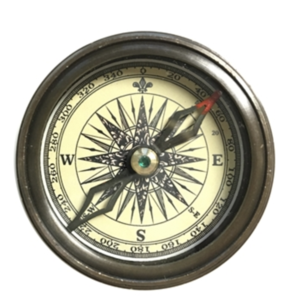 Walt Whitman Decorative Compass