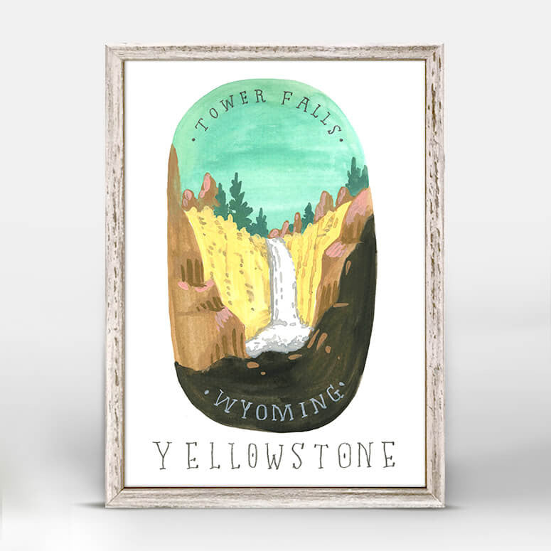 Yellowstone National Park Mini Canvas